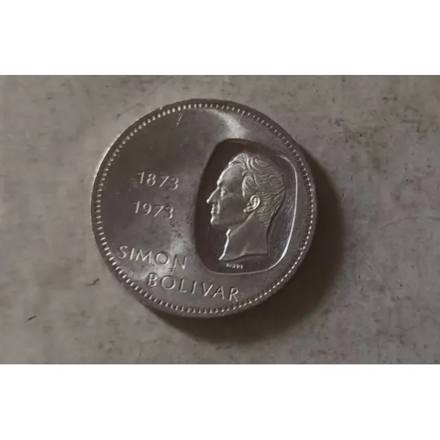 Doblon De Plata  1873 - 1973  Ley 900 30 Gramos