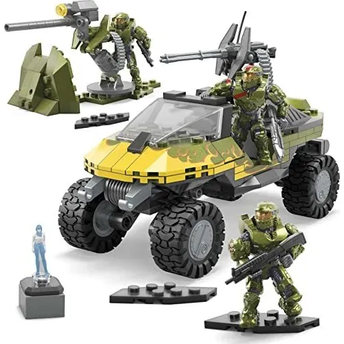 Building Toy Set Mega Halo The Series Fleetcom Warthog Atv