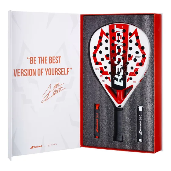 Pala De Pádel Babolat Technical Viper Juan Lebrón 2025 Caja Color Blanco Y Rojo