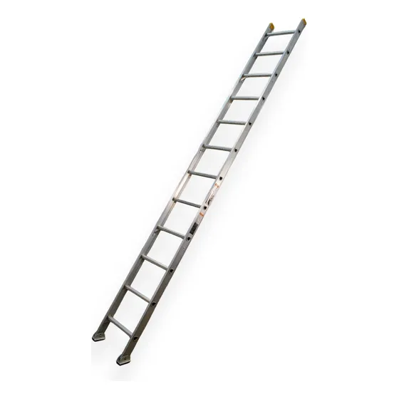 Escalera Recta De Aluminio 12 Escalones 3.66 M Akron 81-99
