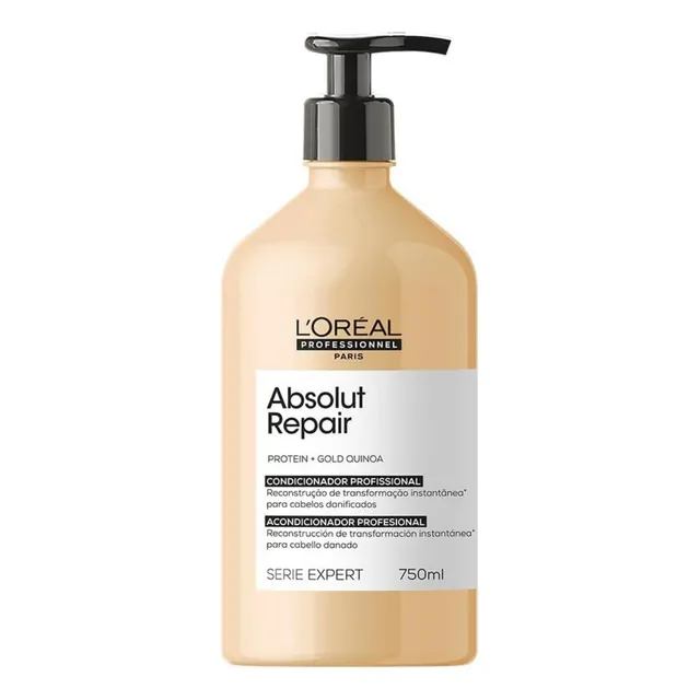 Absolut Repair Gold Quinoa Condicionador 750ml L'oréal
