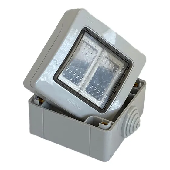 Pack 3 Cajas Hidrobox Con Tapa 2 Modulos 25502 Bticino
