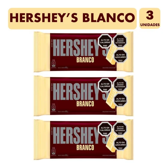 Hershey´s Barra De Chocolate Blanco (pack Con 3 Unidades)