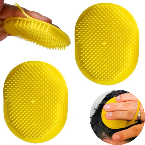 Kit 2 Pentes Oval Pata Pata Anti Frizz Para Cabelos Curtos
