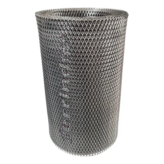 Malla Metál Romboidal Desplegado 8x17mm Rollo 50cm X Metro