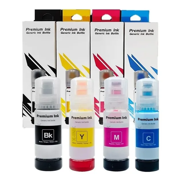 Tinta Genérica 4pack Cmyk 4x70ml Para Epson Et2650 Et2750