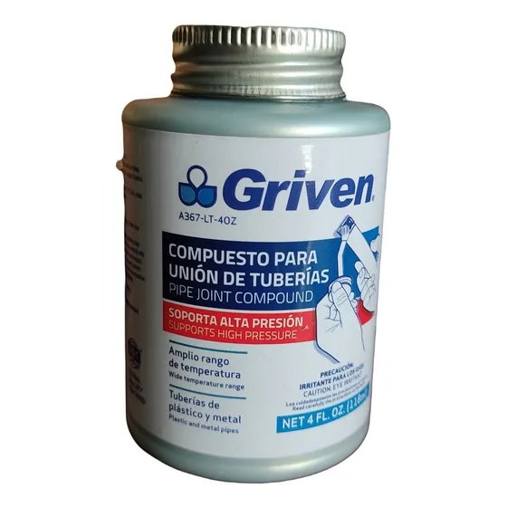 Teflon Liquido O Compuesto Para Tuberias X 1/32 118ml Griven
