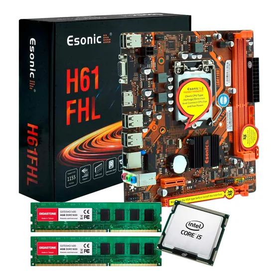 Tarjeta Madre Con Procesador Core I5 + 8gb Ram Y Cooler 1155