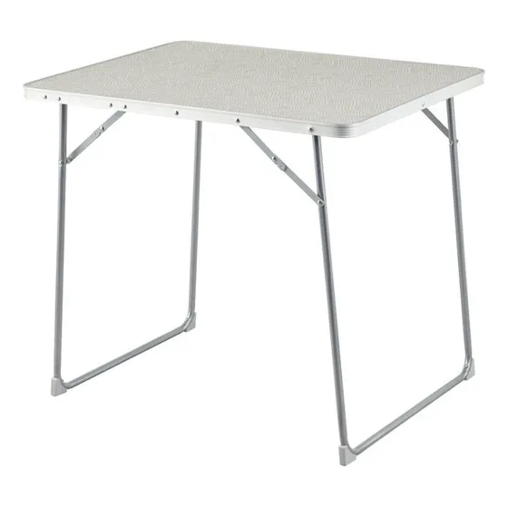 Mesa Plegable Portátil Alluma Blanca Aluminio Camping Jardín Picnic Terraza Exterior Liviana Resistente Guardado Facil Transporte Multiuso Actividades Aire Libre Hogar Versátil Outdoor Eventos