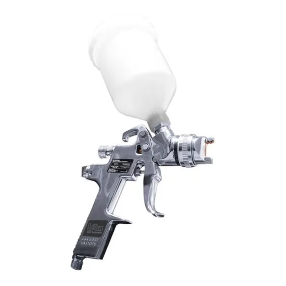 Pistola Pintar Gravedad Hvlp Profesional Pico 1,3 Bta Color Gris