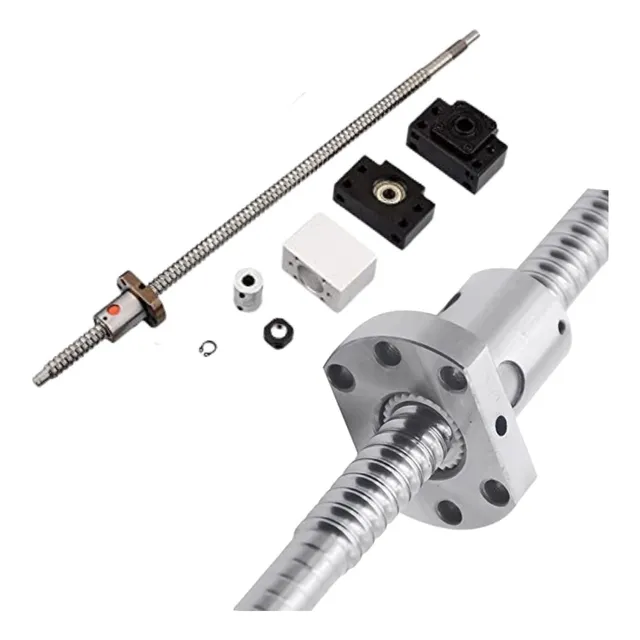 Kit Tornillo Bola 3000mm Rodamiento Sfu1605 Cnc Diamet 15mm
