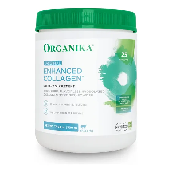 Proteína De Péptidos De Colágeno En Polvo Organika Enhanced