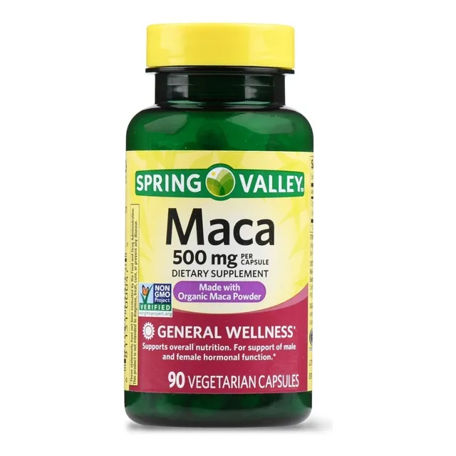 Maca peruana (500 mg) 90 cápsulas de Spring Valley