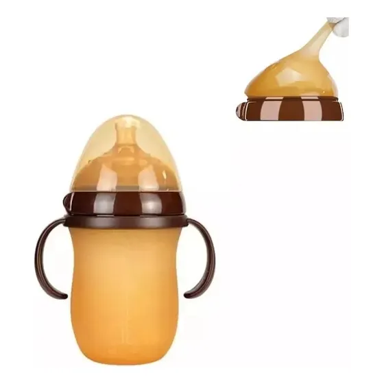 Mamadeira Tetadeira De Silicone Imita Peito Da Mãe