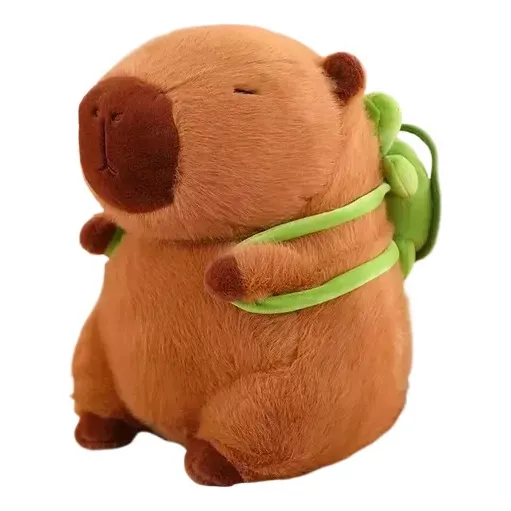 Peluches De Capivara E Mochilas Pequenas De Tartaruga 1pcs
