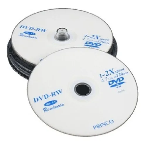 Pack 10 Cd Dvd-r Virgen Princo 4.7 Gb 120min 1-2x Speed