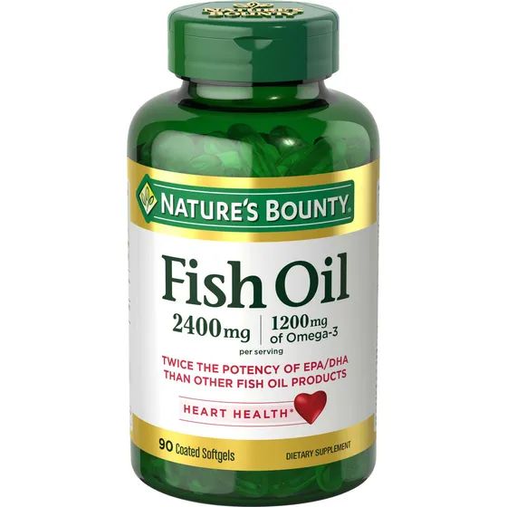 Aceite De Pescado, 2400 Mg, Nature Bounty, 90 Cápsulas Bland