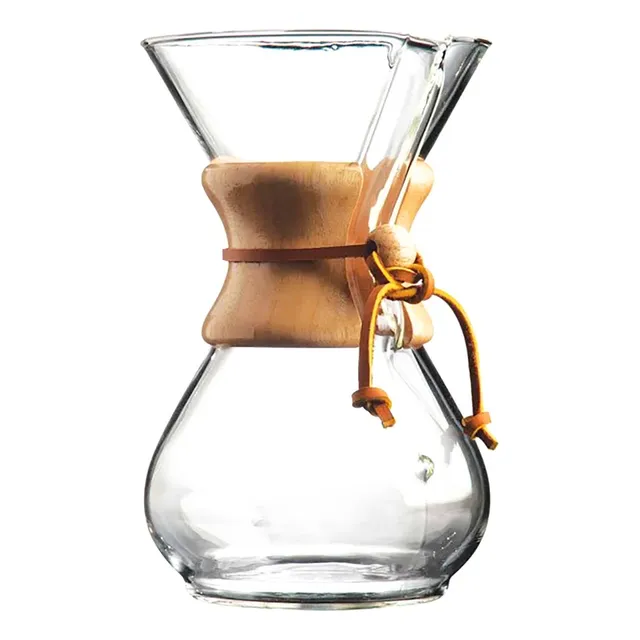Cafetera Chemex Vidrio Borosilicato 600ml Filtro Acero Inoxi