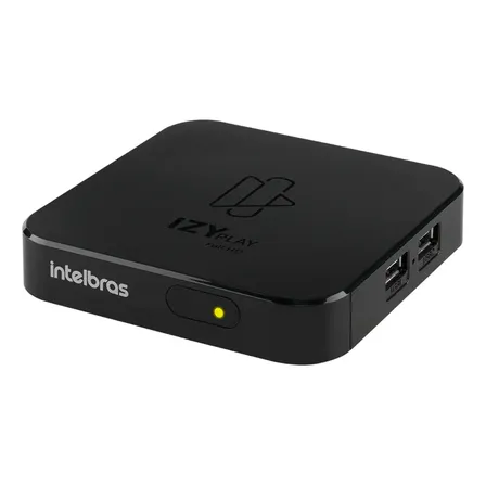 Smart Tv Box Full Hd Izy Play Intelbras Hdmi Bluetooth Wi-fi Cor Preto