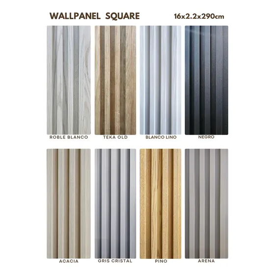 Wall Panel Pvc Blanco Negro Gris Crema Azul Marino