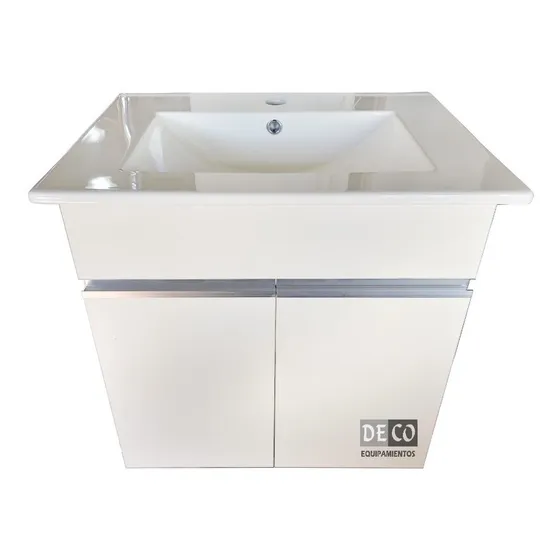 Bacha Loza , Mueble Aereo Baño Banytory Tirador Aluminio