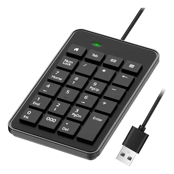 Teclado Numerico Portatil Usb De 10 Teclas
