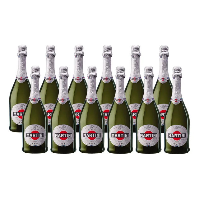 Caja De 12 Vino Espumoso Martini Asti Moscato 750 Ml