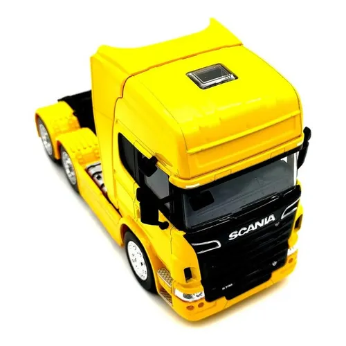 Miniatura Caminhão Scania V8 R730 Trucado 6x2 Escala 1:32