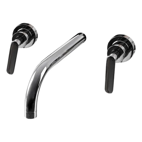 Grifo Canilla Deca Bacha Baño Lavatorio De Pared Lever Flex