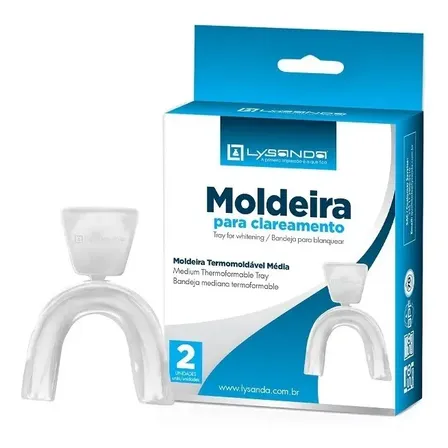 Moldeira Termomoldável Para Clareamento Dental 1 Par Lysanda