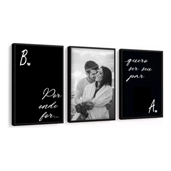 Presente Para Dia Dos Namorados Quadro Personalizado Casal