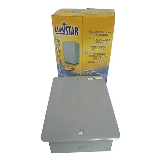Caja Para Breaker Lumistar De 2 Circuitos Para Empotrar Bk01