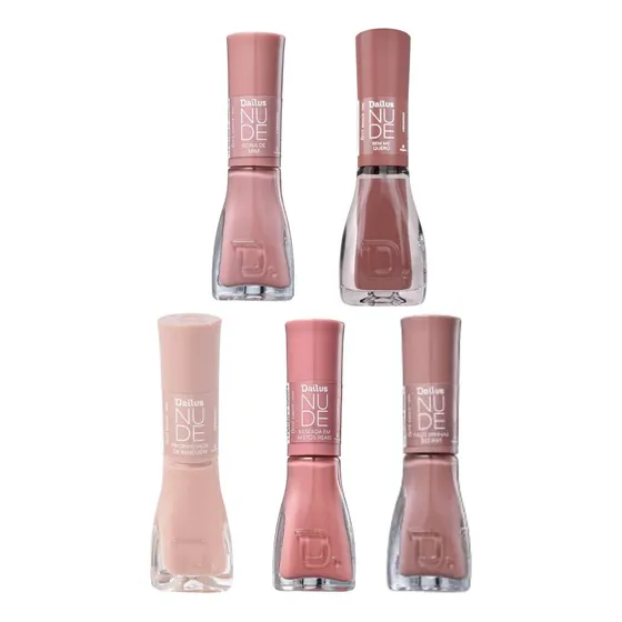 Coleção Dailus Nude - Kit C/ 5 Cores