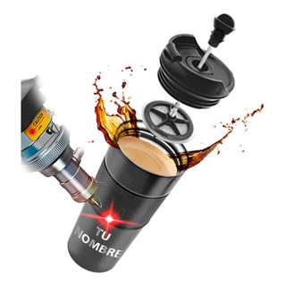 Termo Prensa Francesa Metalico Para Café Tu Nombre A Láser Termo Prensa Francesa Metalico Para Café Tu Nombre A Láser
