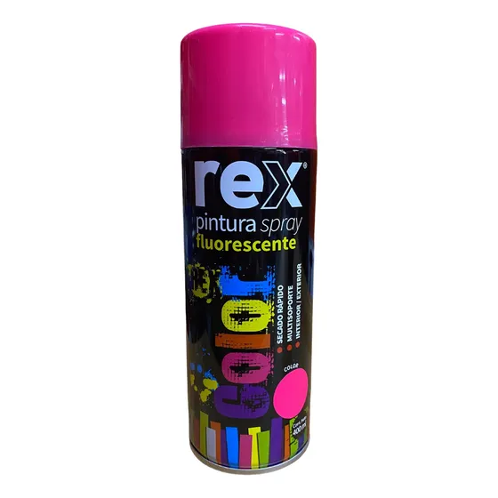 Spray Fluorescente Rex 400 Ml X Unidad