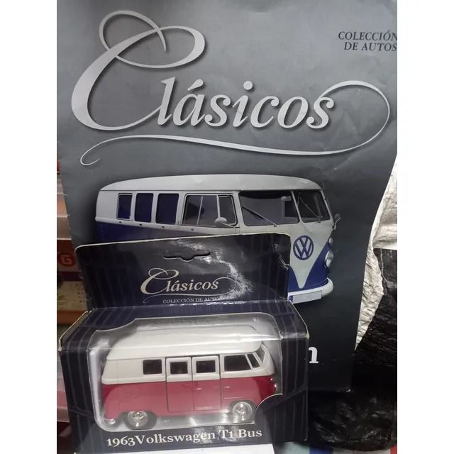 Volkswagen T1 Bus 1963, Autos Clasicos De Clarin Con Fascicu