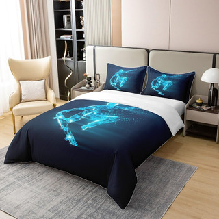 Jejeloiu Skate Capa De Edredom 100% Algodão Roupa De Cama Pa Jejeloiu Skate Capa De Edredom 100% Algodão Roupa De Cama Pa