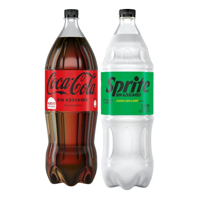 Refresco Coca Cola Sin Azúcar 2.25 L + Refresco Sprite Sin A