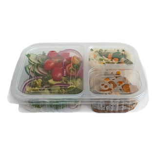 60 Marmita Pp 900ml 3 Divisórias C/tampa Delivery Rioplastic 60 Marmita Pp 900ml 3 Divisórias C/tampa Delivery Rioplastic