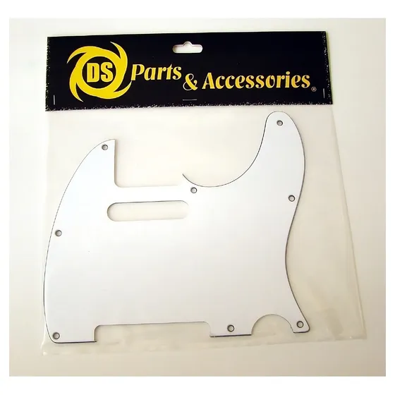 Pickguard Para Guitarra Telecaster 3 Capas Ds Parts Blanco