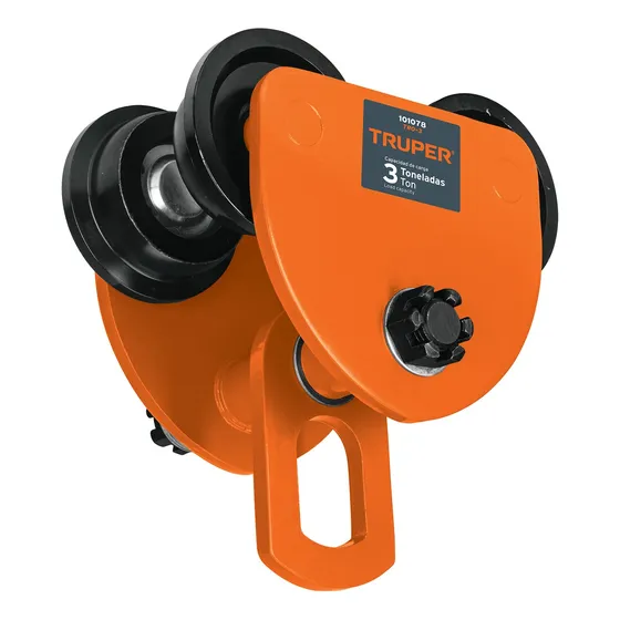 Trole De Acero Carga Para Viga Ipr E Ips 3 Ton Truper 101078