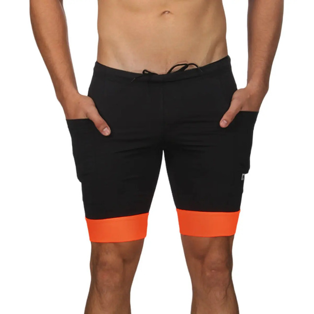 Bermuda De Compressão Com Bolsos Laterais Masculina