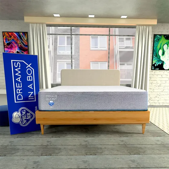 Colchón En Caja Spring Air Dreams In A Box Individual