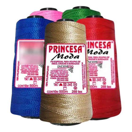 Kit Linha Princesa Moda 500m 5 unidades Promoção