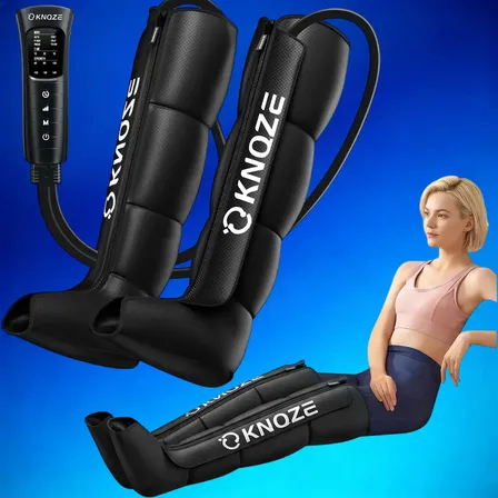 Massagem Bota Pneumatica Massageador Para Os Pes Knqze Kl1 127/220v Preto