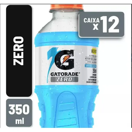 Kit 12 Gatorade Zero Calorias Açúcar 350ml Frutas Silvestres