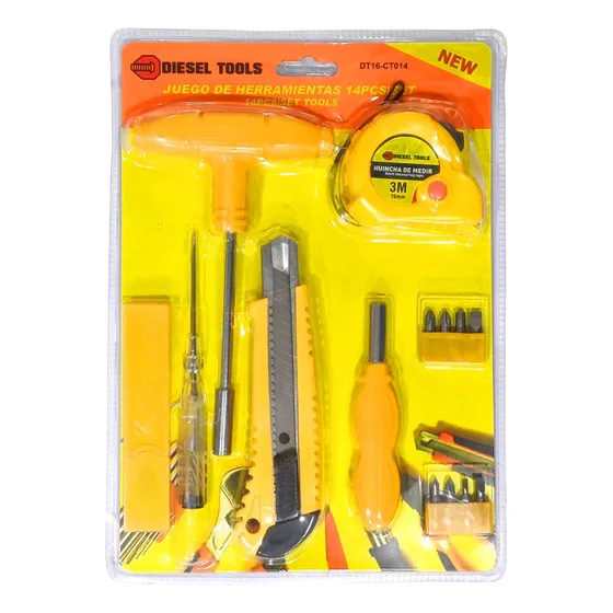 Kit Juego De Herramientas 14 Piezas