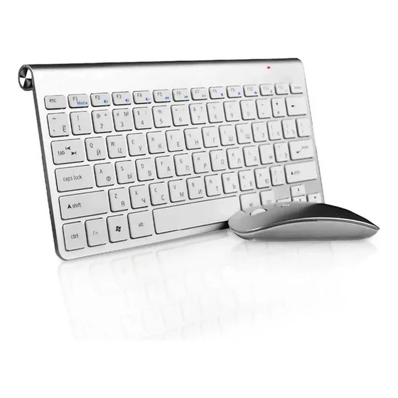 Kit Teclado E Mouse Sem Fio Usb Wireless Bluetooth Para Pc