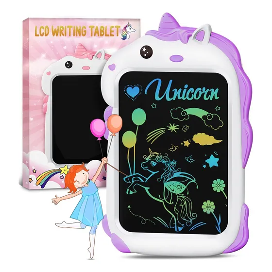 Lousa Mágica Lcd 12  Animais Para Crianças 3+