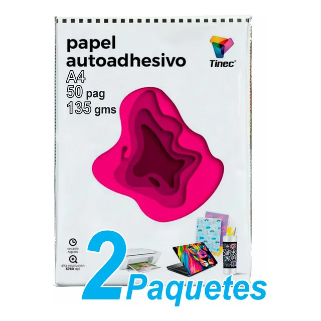 Papel Sticker Adhesivo Para Calcomanías Etiquetas Fotografic